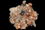 Orange Creedite Crystal Cluster - Durango, Mexico #99177-1